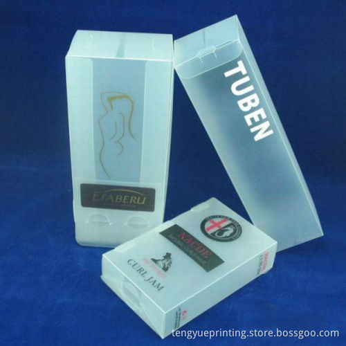 custom printed frosted recycled PP box